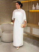 Conjunto Vestido Creme Madame