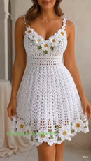 Vestido Crôche Edilaine