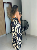 Macacão Pantalona Amarração Tissy