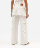 Conjunto em Sarja Wide Leg e Corset