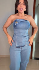 Conjunto All denim jeans