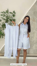 Conjunto em 100% Linho Madri