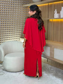 Conjunto Vestido Creme Madame