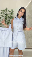 Conjunto em 100% Linho Madri
