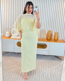 Vestido Capa em Crepe Alfaiataria