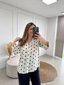 Camisa Bianca Poá