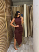 Vestido Midi Drapeado