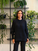 Blusa Biamar gola removível alongada