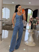 Macacão Alenice Jeans