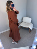 Conjunto Enna crepe marrante