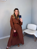 Conjunto Enna crepe marrante