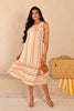 VESTIDO BARRA FRANZIDA MIDI