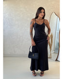 Vestido cetim Zaya