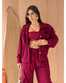 Conjunto (jaqueta+calça) Maíra